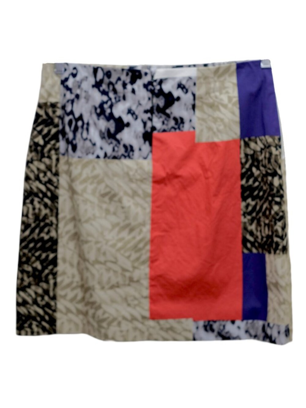 Elie Tehari Multi-Pattern Color Blocked Pencil Skirt - Size 6 - Picture 4 of 16